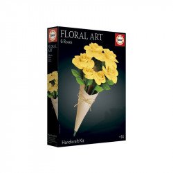 Virágművészet - Sárga rózsák 6db