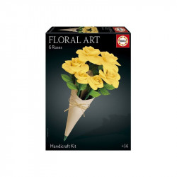 Virágművészet - Sárga rózsák 6db Kreatív készlet Nincs