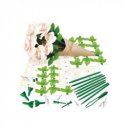 Virágművészet - Fehér rózsák 6db