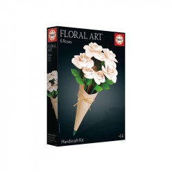 Virágművészet - Fehér rózsák 6db