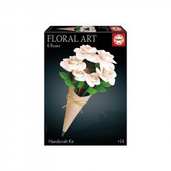 Virágművészet - Fehér rózsák 6db Kreatív készlet Nincs