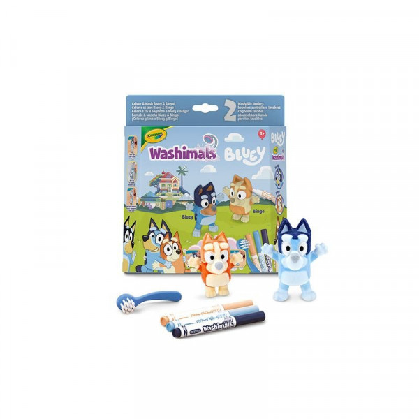 Crayola Washimals Bluey 2 db-os