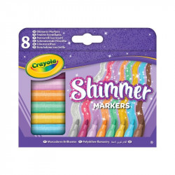 Crayola 8 db-os Csillám filctollkészlet Festés, színezés, rajzolás Crayola