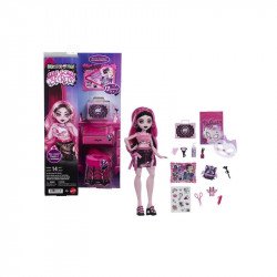 Monster High rémségápols - Draculuara Baba, babakocsi Mattel