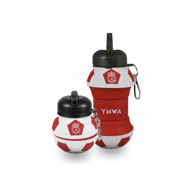 Liverpool, összecsukható labda formájú kulacs 500ml