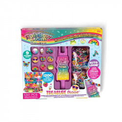 Rainbow Loom, Cute-tique gumikarkötőkészítő szett, kincsesbánya Kreatív készlet Nincs
