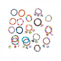 Rainbow Loom, Cute-tique gumikarkötőkészítő szett, kincsesbánya Kreatív készlet Nincs