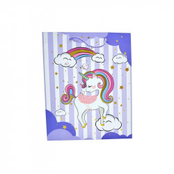 Papírtasak unikornis 18*23*10cm. 4 féle