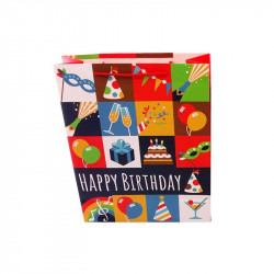 Papírtasak happy birthday 26*32*10cm
