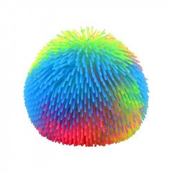 Szivárványos fluffy labda, 22 cm Sportszer, labda Nincs