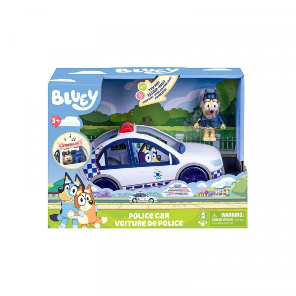 Bluey Rendőr Autó Készlet
