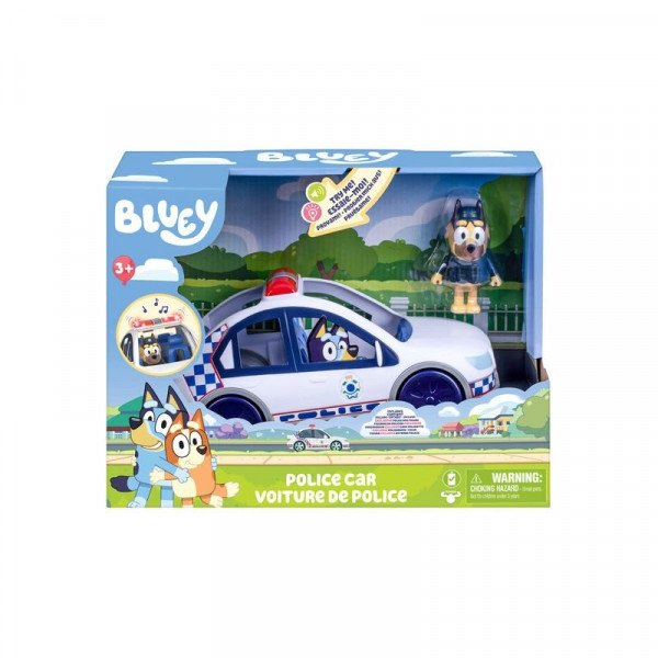 Bluey Rendőr Autó Készlet