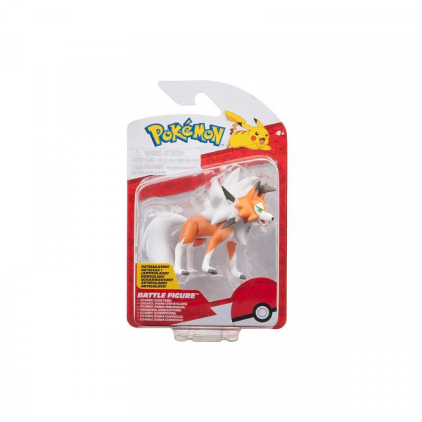 Pokémon játékfigura - Lycanroc 5 cm