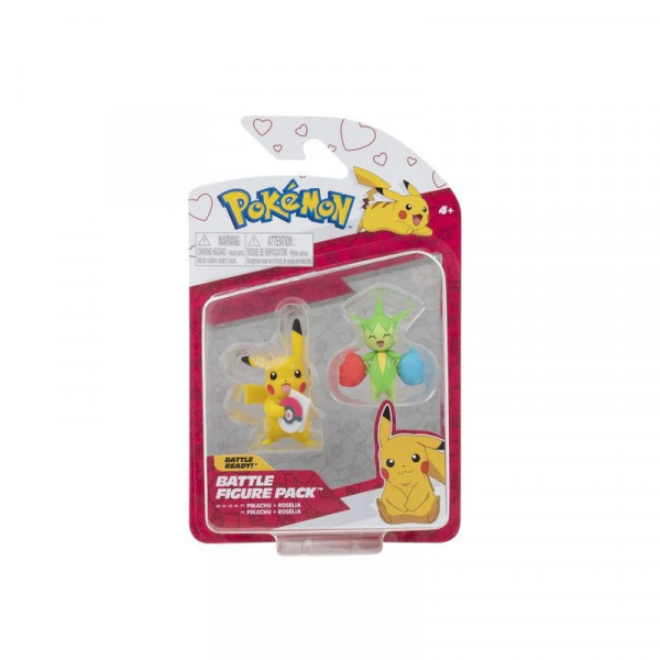 Pokémon 2 db-os figura csomag - Posalia és Valentin napi Pikachu