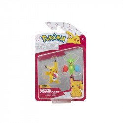 Pokémon 2 db-os figura csomag - Posalia és Valentin napi Pikachu Mesefigura