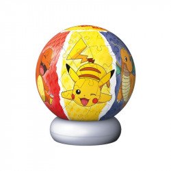 Puzzle 3D - Pokémon éjjeli fény 3D puzzle Ravensburger