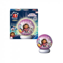Puzzle 3D - Gabi babaháza éjjeli fény