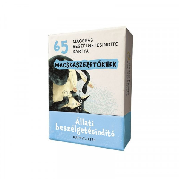 Állati beszélgetésindító kártyajáték macskaszeretőknek