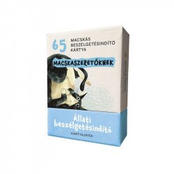Állati beszélgetésindító kártyajáték macskaszeretőknek Érzelmi fejlesztő játék Nincs