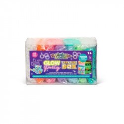 Rainbow Loom, sötétben világító gumikarkötőkészítő Kreatív készlet Nincs