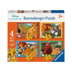 Puzzle 4in1 - Lion King 100-499 darabos puzzle Ravensburger