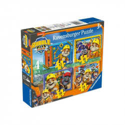 Puzzle 4in1 - Rubble és a csapat 100-499 darabos puzzle Ravensburger