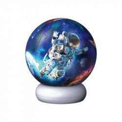 Puzzle 3D - Árhajósok az űrben éjjeli fény 3D puzzle Ravensburger