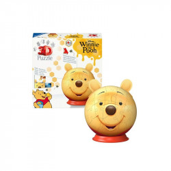 Puzzle 3D 72 db - Micimackó fülekkel