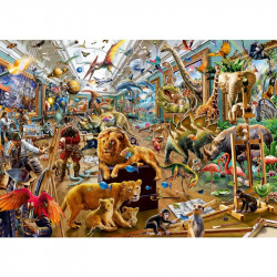 Puzzle 1000 db - Káosz a galériában