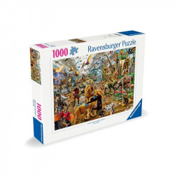 Puzzle 1000 db - Káosz a galériában