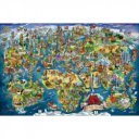 Puzzle 5000 db - Világtérkép