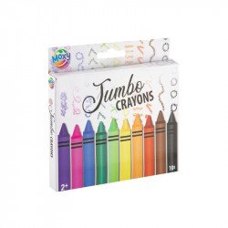 Jumbo zsírkréták 10 db Festés, színezés, rajzolás Grafix