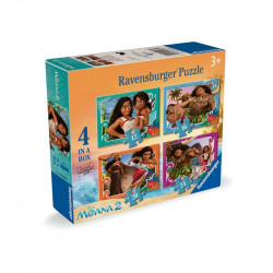 Puzzle 4in1 - Moana 100-499 darabos puzzle Ravensburger