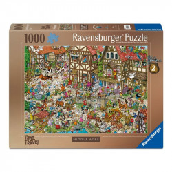 Puzzle 1000 db - Időutazás, középkor 1000-2999 darabos puzzle Ravensburger
