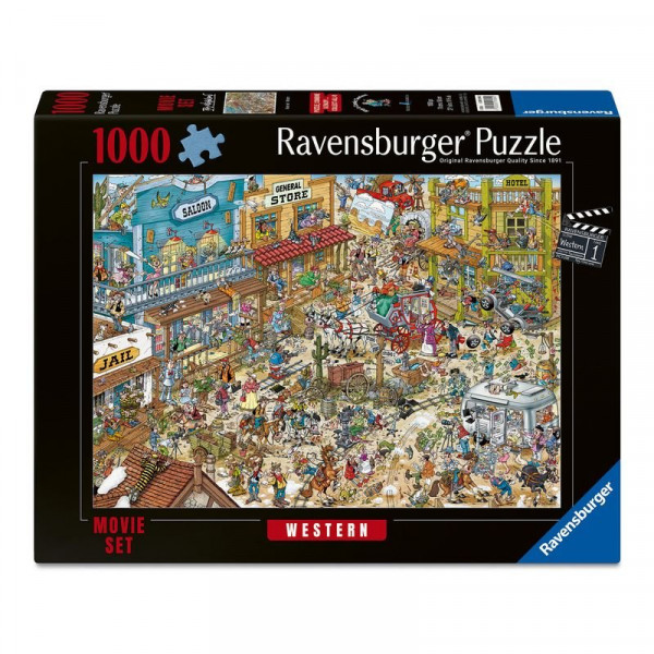 Puzzle 1000 db - Western filmforgatás