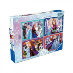 Puzzle 4x100 db - Frozen 100-499 darabos puzzle Ravensburger