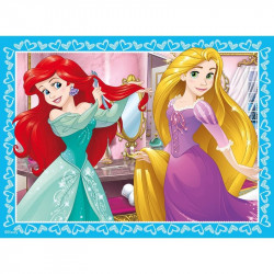 Puzzle 4in1 - Disney Hercegnők
