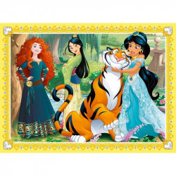 Puzzle 4in1 - Disney Hercegnők
