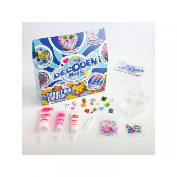 Decoden Magic - Varázsdekor: szív alakú ékszerdobo