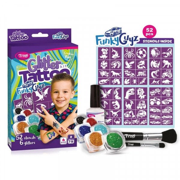 FunkyGuys Csillámtetoválás szett