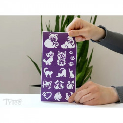Cats & Dogs - Kutyák és macskák sablon szett