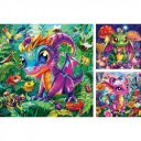 Puzzle 3x49 db - Bébisárkányok