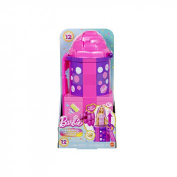 Barbie party reveal meglepetés szett csúszdával Baba, babakocsi Mattel