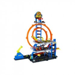 Hot Wheels mega garázs Autópálya, parkolóház Hot Wheels