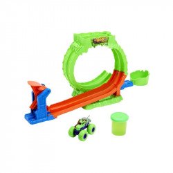 Hot Wheels Monster Trucks slimehurok pályaszett Autópálya, parkolóház Hot Wheels