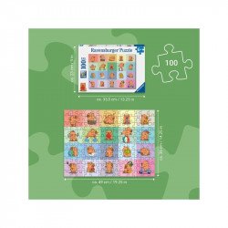 Puzzle 100 db - Capybara 100-499 darabos puzzle Ravensburger