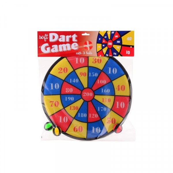 Tépőzáras darts játék 3 labdával 36 cm