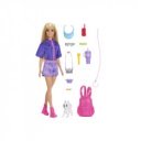 Barbie kiránduló baba játékszett