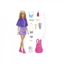 Barbie kiránduló baba játékszett