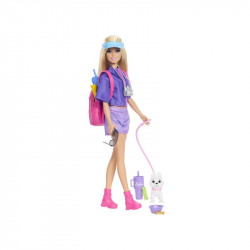 Barbie kiránduló baba játékszett
